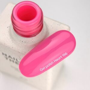 NAILSOFTHEDAY Heart 196 – neonowy róż 10 ml — zdjęcie 3