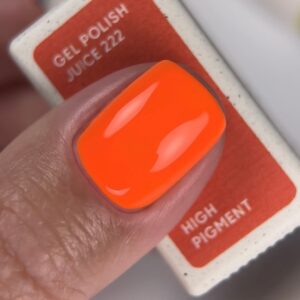 NAILSOFTHEDAY Juice 222 – neonowy pomarańcz 10 ml — zdjęcie 1