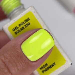 NAILSOFTHEDAY Solar 230 – neonowy żółty 10 ml — zdjęcie 1