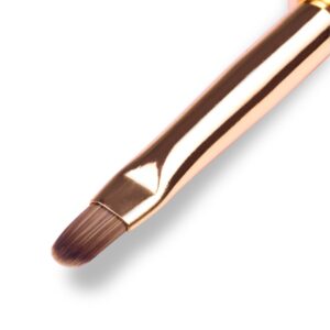 Clavier Pędzelek do żelu i zdobień 2w1 6mm/10mm złoty — zdjęcie 2