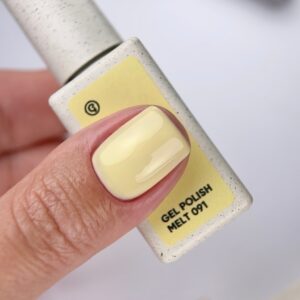 NAILSOFTHEDAY Melt 091 Gel Polish 10 ml – pastelowy żółty lakier hybrydowy — zdjęcie 2
