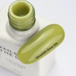 NAILSOFTHEDAY Grow 235 Gel Polish 10 ml – oliwkowy lakier hybrydowy — zdjęcie 4