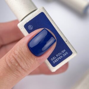 NAILSOFTHEDAY Deepen 260 Gel Polish 10 ml – ciemnogranatowy lakier hybrydowy — zdjęcie 2