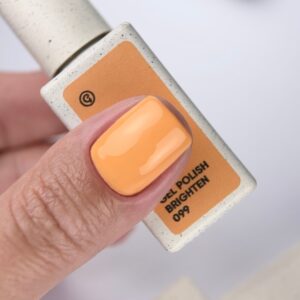 NAILSOFTHEDAY Brighten 099 Gel Polish 10 ml – pastelowy pomarańczowy lakier hybrydowy — zdjęcie 2