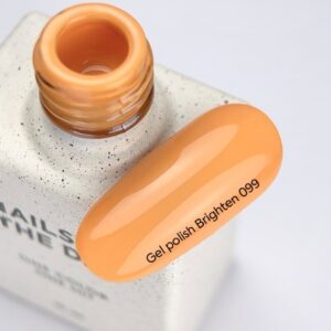 NAILSOFTHEDAY Brighten 099 Gel Polish 10 ml – pastelowy pomarańczowy lakier hybrydowy — zdjęcie 4
