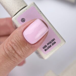 NAILSOFTHEDAY Blush 206 Gel Polish 10 ml – pastelowy jasnoróżowy lakier hybrydowy — zdjęcie 2