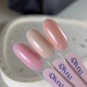 DIVNA Balmy Gel 14 15g – różowy żel wzmacniający do naturalnych paznokci — zdjęcie 1