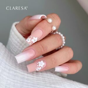 Claresa Nude Glow Gummy Nude 3 5g – brzoskwiniowo-różowy lakier hybrydowy — zdjęcie 5