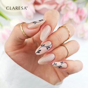 Claresa Nude Glow Gummy Nude 2 5g – kremowy beżowy lakier hybrydowy — zdjęcie 5