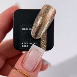 BIBLIOTEKA Line Paint Gold No Wipe Złota Farbka Żelowa 5 ml