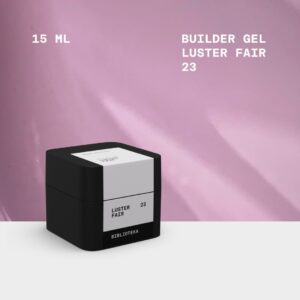 BIBLIOTEKA Builder Gel Nr 23 Fair Luster Mleczno-Liliowy Żel Budujący Z Drobinką 15 ml