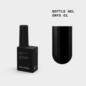 BIBLIOTEKA Bottle Gel Czarny Nr 01 Onyx 10 ml — zdjęcie 3