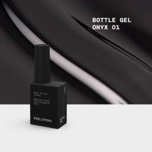 BIBLIOTEKA Bottle Gel Czarny Nr 01 Onyx 10 ml