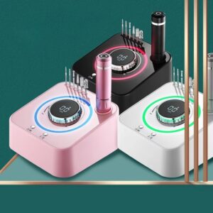 Frezarka do Paznokci FX 1080 80W 40000 RPM Manicure Pedicure Czarna — zdjęcie 6