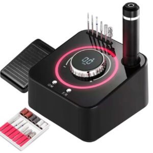Frezarka do Paznokci FX 1080 80W 40000 RPM Manicure Pedicure Czarna