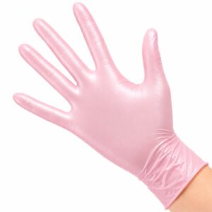 Clavier Rękawiczki Nitrylowe Pearl Pink S Bezpudrowe 50 szt. — zdjęcie 1
