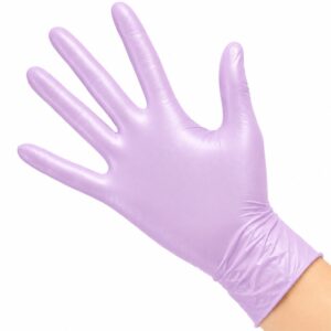 Clavier Rękawiczki Nitrylowe Pearl Violet M Bezpudrowe 50 szt. — zdjęcie 1