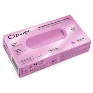Clavier Rękawiczki Nitrylowe Pearl Violet S Bezpudrowe 50 szt. — zdjęcie 3