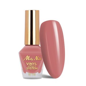 MollyNails Vinyl Effect System 3-Step Essentials Set Rose Pink Manicure Klasyczny — zdjęcie 2
