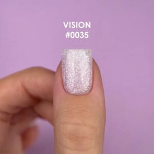 DNKa Builder Gel Vision #0035 -30 ml Żel Budujący UV LED liliowy Shimmer — zdjęcie 2