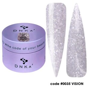 DNKa Builder Gel Vision #0035 -30 ml Żel Budujący UV LED liliowy Shimmer