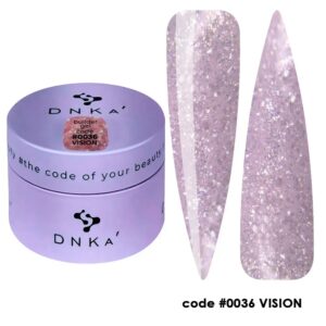 DNKa Builder Gel Vision #0036 -30 ml Żel Budujący UV LED Różowy Shimmer