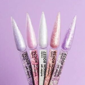 DNKa Builder Gel Vision #0037 -30 ml Żel Budujący UV LED Mleczny Shimmer — zdjęcie 3