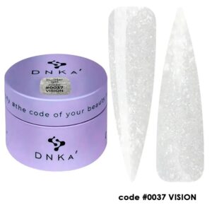 DNKa Builder Gel Vision #0037 -30 ml Żel Budujący UV LED Mleczny Shimmer