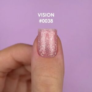 DNKa Builder Gel Vision #0038 -30 ml Żel Budujący UV LED Różowo Złoty Shimmer — zdjęcie 2