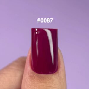 DNKa Gel Polish Color #0087 7 ml Malinowy Lakier Hybrydowy UV LED — zdjęcie 2