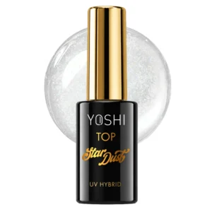 Yoshi Top Star Dust 10 ml – Holograficzny Top Hybrydowy TPO-FREE