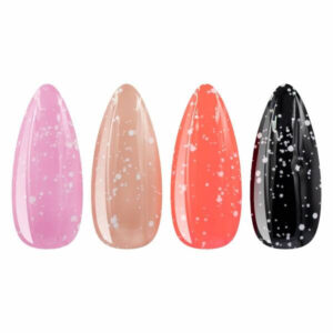 EM Nail Top Hybrydowy No Wipe White Dots – Efekt Kropek 6ml , TPO-Free — zdjęcie 2