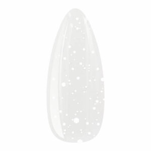 EM Nail Top Hybrydowy No Wipe White Dots – Efekt Kropek 6ml , TPO-Free — zdjęcie 1