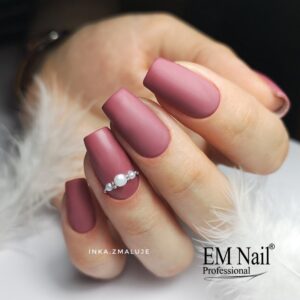 EM Nail Ultra Matte Top Coat No Wipe 6ml – Matowy Top Hybrydowy TPO-Free — zdjęcie 2