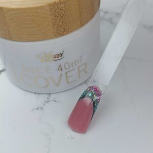 HESSI Żel Budujący NICE COVER 40ml – Trzyfazowy Żel Naturalny Kolor Covera — zdjęcie 4