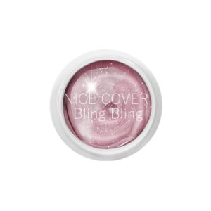 HESSI Żel Budujący NICE COVER BLING BLING 60ml – Naturalny Cover z Drobinką — zdjęcie 2