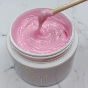 HESSI Żel Budujący NICE PINK 15ml – Różowy Cover, Konsystencja Budyniu — zdjęcie 2