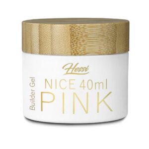 HESSI Żel Budujący NICE PINK 40ml – Różowy Cover, Konsystencja Budyniu — zdjęcie 1