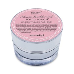 EM Nail Żel budujący - Mousse Softly Touch 30ml — zdjęcie 3
