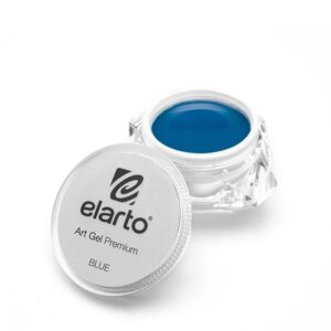 Elarto Art Gel Premium Blue 5g – Niebieski Żel do Zdobień — zdjęcie 3