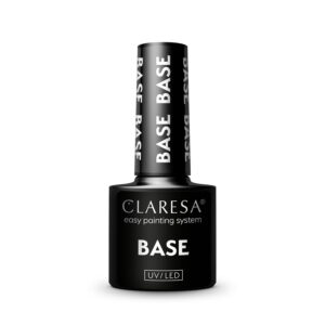 Claresa Baza Hybrydowa UV/LED – Transparentna baza do paznokci, średnio gęsta 5 ml