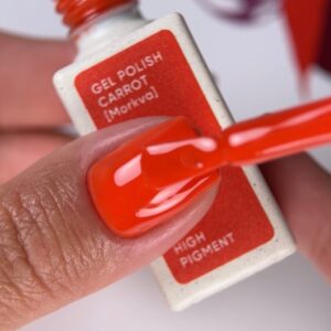 NAILSOFTHEDAY Carrot 219 Gel Polish – koralowo-pomarańczowy lakier hybrydowy 10 ml - obrazek 4