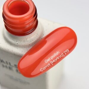 NAILSOFTHEDAY Carrot 219 Gel Polish – koralowo-pomarańczowy lakier hybrydowy 10 ml - obrazek 3