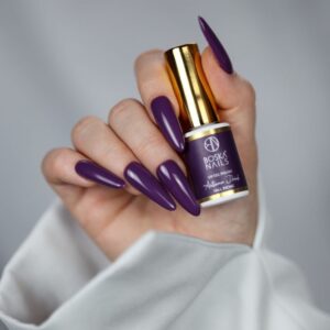 Boska Nails Autumn Drink Fall Picnic 578 - ciemnofioletowy lakier hybrydowy 6 ml