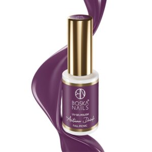 Boska Nails Autumn Drink Fall Picnic 578 - ciemnofioletowy lakier hybrydowy 6 ml
