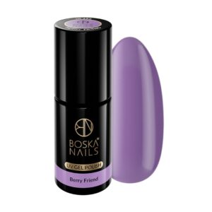 Boska Nails Berry Friend No. 452 – Pastelowy Fioletowy Lakier Hybrydowy 6 ml