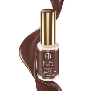 Boska Nails Coffee Dream Dip House Coffee 573 - ciemnobrązowy lakier hybrydowy 6 ml