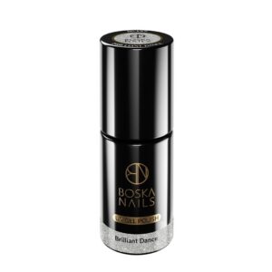 Boska Nails Divine Brilliant Dance 357 - srebrny brokatowy lakier hybrydowy 6 ml