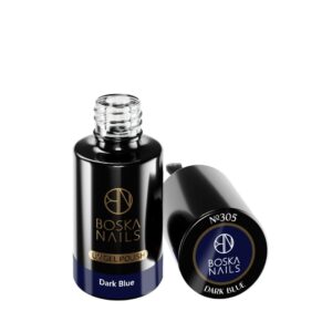 Boska Nails Divine Dark Blue No. 305 – Ciemnogranatowy Lakier Hybrydowy 6 ml