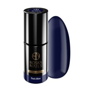 Boska Nails Divine Dark Blue No. 305 – Ciemnogranatowy Lakier Hybrydowy 6 ml